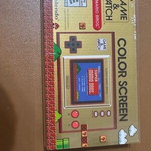 Nintendo Game & Watch: Super Mario Bros. - Gold and Red